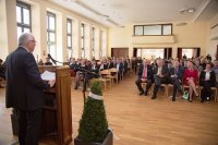 Einweihungsfeier im Festsaal des erlanger Studentenhauses