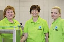 Das Team der Cafeteria Chemikum (v.l.): Birgit Brucker, Marianne Mirsberger, Tatjana Kraft