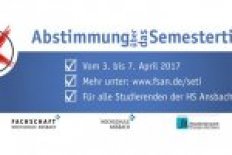 Abstimmung über Semesterticket an der Hochschule Ansbach