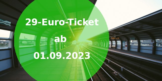 29-Euro-Ticket ab 1. September