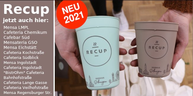 Recup Angebot stark erweitert