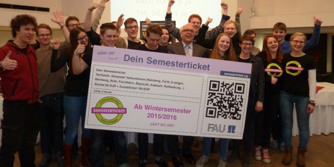 Die Würfel sind gefallen - das Semesterticket kann kommen!