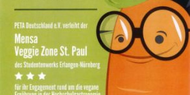 Veganfreundliche Mensa: Veggie Zone St. Paul erneut mit Top-Bewertung