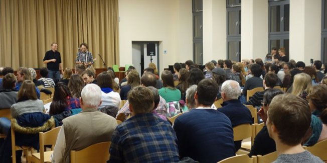 20 Jahre Musenhäppchen - volles Haus am 23.11.2016 in Erlangen