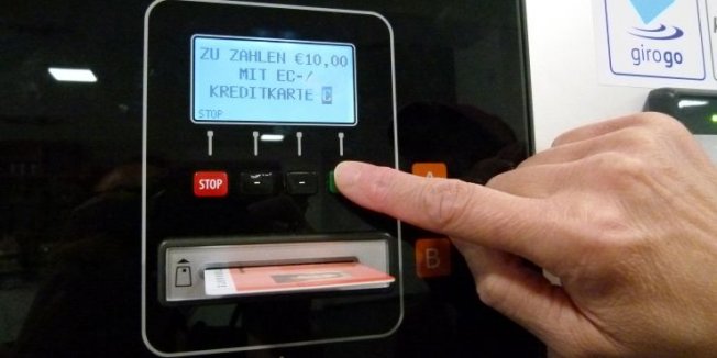 NEU: Aufladen der Chipkarten per EC-Karte oder girogo