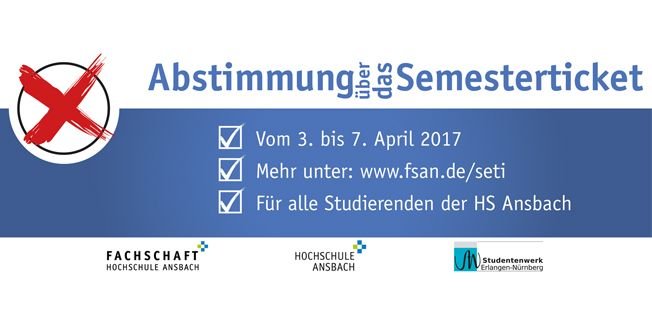 Abstimmung über Semesterticket an der Hochschule Ansbach