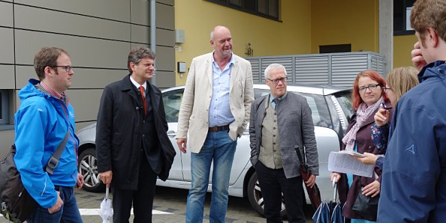 Presserundgang zur Wissenschaftsachse