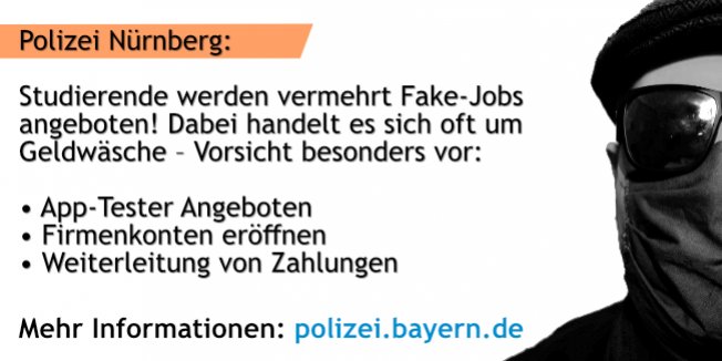 Polizei warnt vor Fake-Jobs