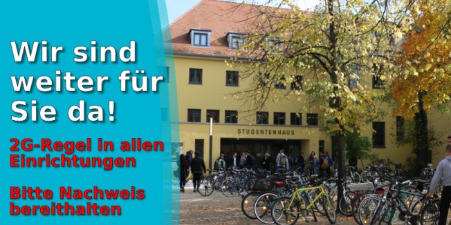 2G in allen Einrichtungen des Studentenwerks