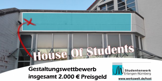 Studentenwerk lobt Gestaltungswettbewerb aus – 2.000 EUR Preisgeld