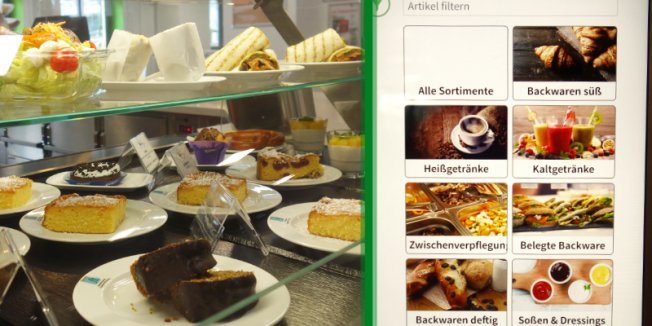 Infostation für Allergene und Inhaltsstoffe