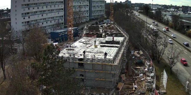 Baufortschritt Wohnheim Lutz21 in Ingolstadt