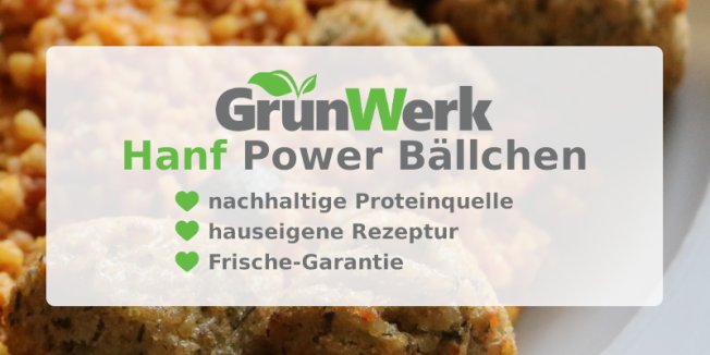 Neues GrünWerk-Produkt heute in der Mensa Langemarckplatz