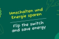 Umschalten und Energiesparen - Flip the switch